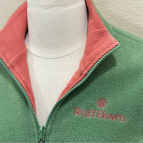 Ruff Hewn Reversible Fleece Full Zip Jacket Small - Picture 2 of 14